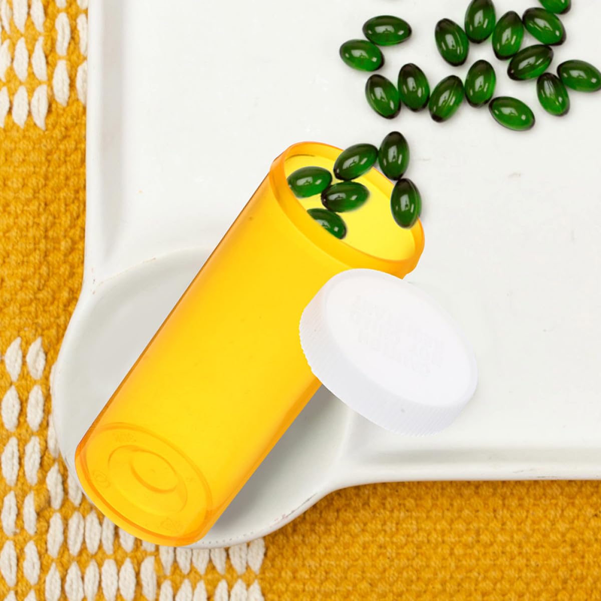 Abaodam Portapillole da Viaggio 10 Pezzi Contenitori Plastica per Pillole Vuoti Organizzatore Medicinali