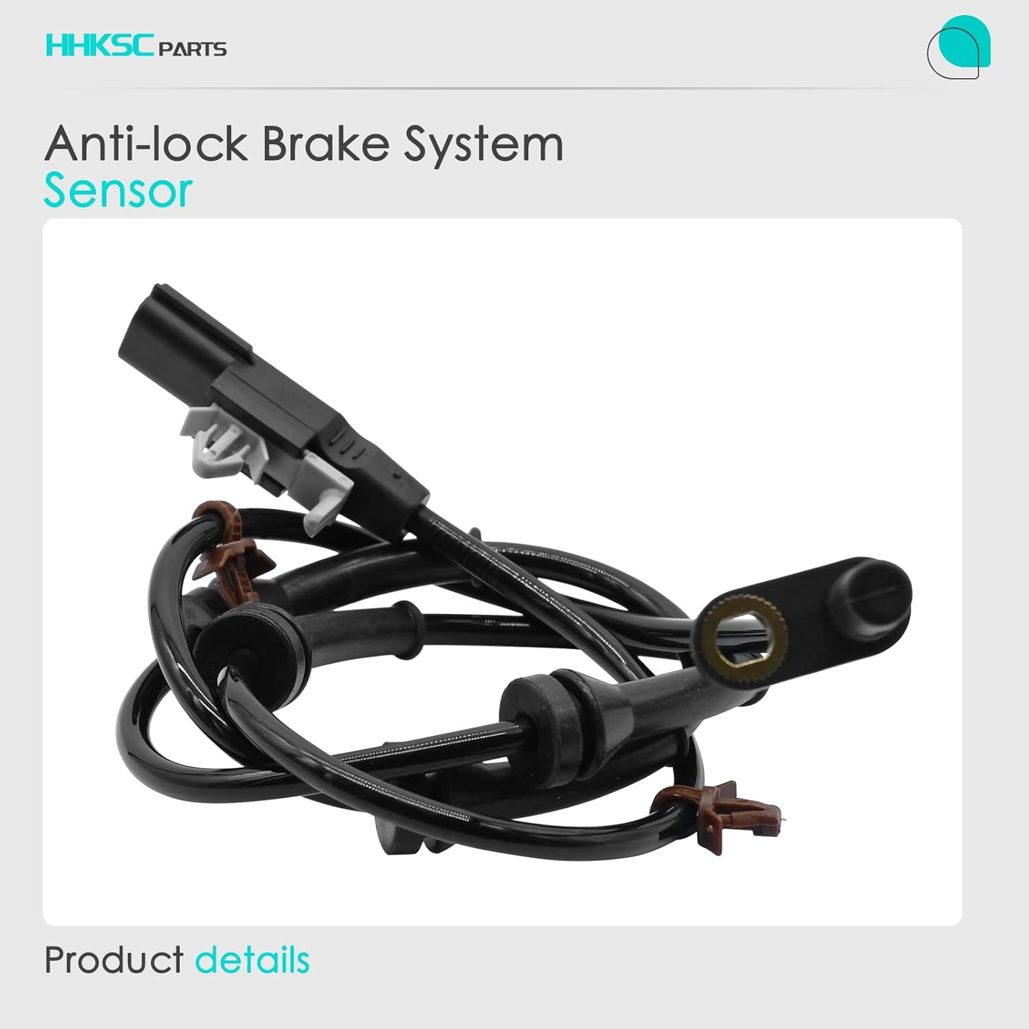 2pcs Rear Left and Right ABS Wheel Speed Sensor Compatible with Nissan Rogue Select #479004CE2A ALS2530 FWD Built in Korea; 14 15 16 17 2014 2015 2016 2017