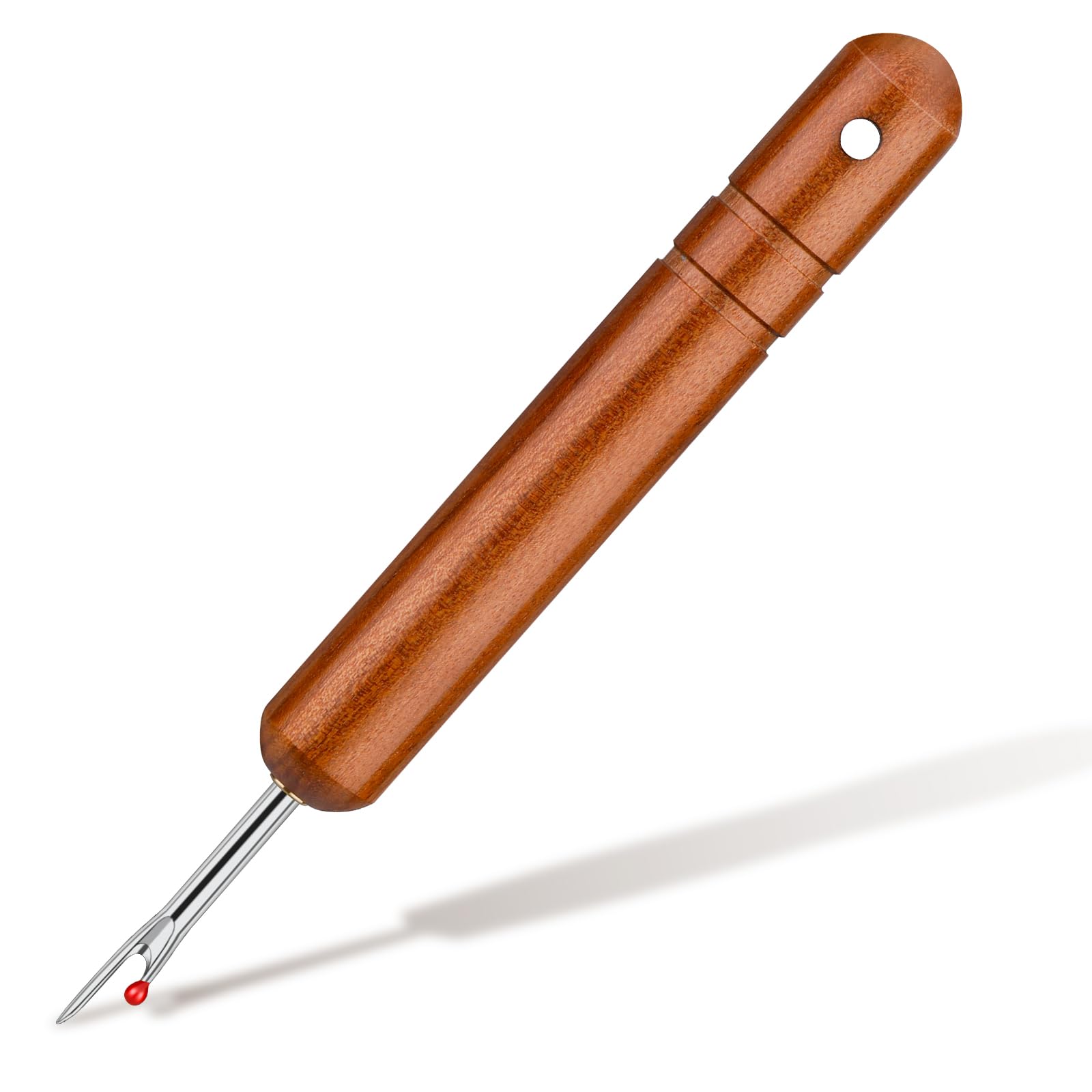 Easusy Seam Rippers, Big Stitch Unpicker Tool, Hangable Wooden Handle