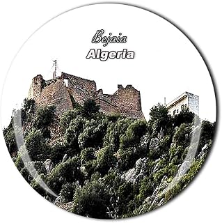 Béjaïa Algeria Fridge Magnet Travel Souvenir Gift Home Kitchen Decoration Magnetic Sticker Crystal Refrigerator Magnet Collection