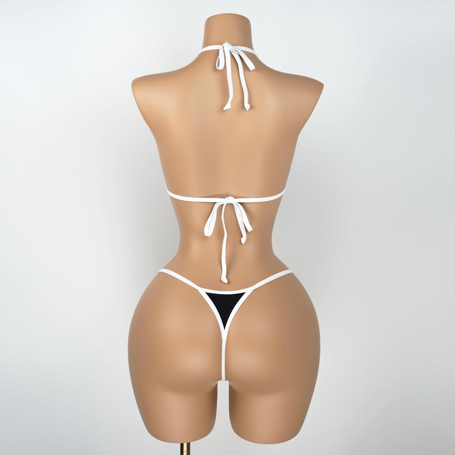 SHERRYLO Micro Bikini Extreme G String Thong Bikinis for Women Sexy Microkini Teeny Weeny Swimsuit Womens Bathing Suits