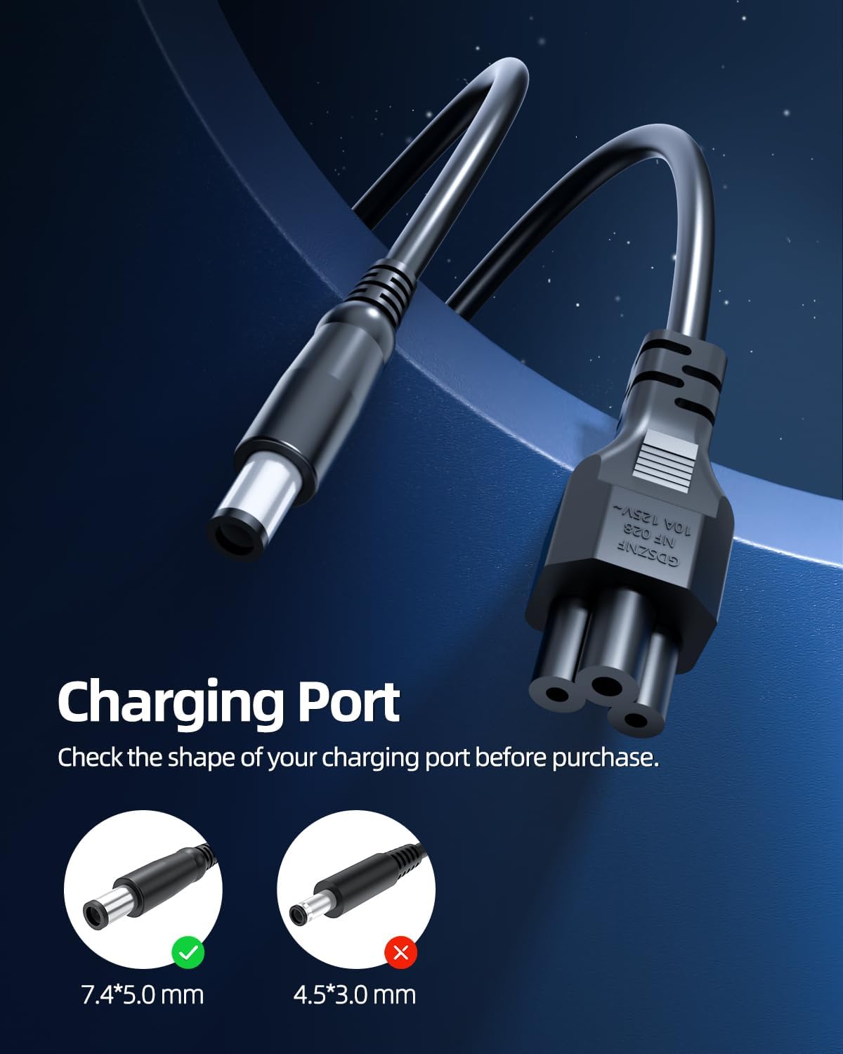 Superer 90W AC Charger Fit for Dell Inspiron One 2020 2205 2305 2310 Laptop Power Supply Adapter Cord