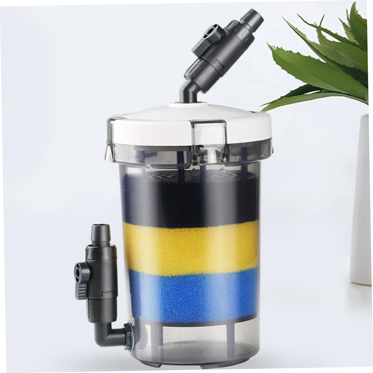 Kisangel Fish Tank Filter Box Transparente Geräuschlose Außenfilteranlage Für Aquarien Einfach Zu Reinigen Hohe Effizienz Für Aquarien Mit Fisch Und Pflanzen