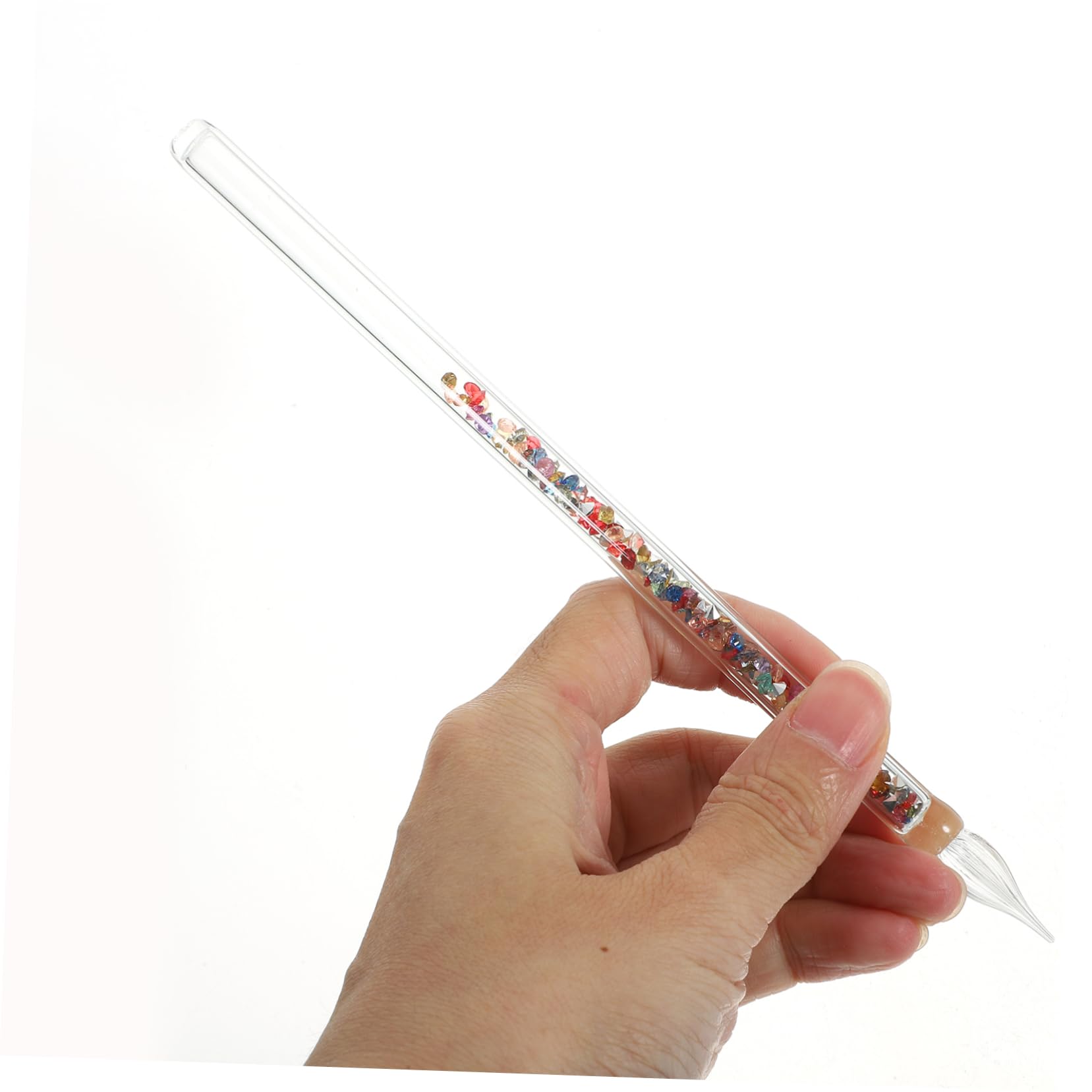 HOMSFOU 5 Sätze Kalligraphie Glasstifte Teiliges Dip Pen Eleganter Kristallstift Für Kreative Schreibarbeiten Für Familie Freunde Und Kollegen 4 Stück * 5
