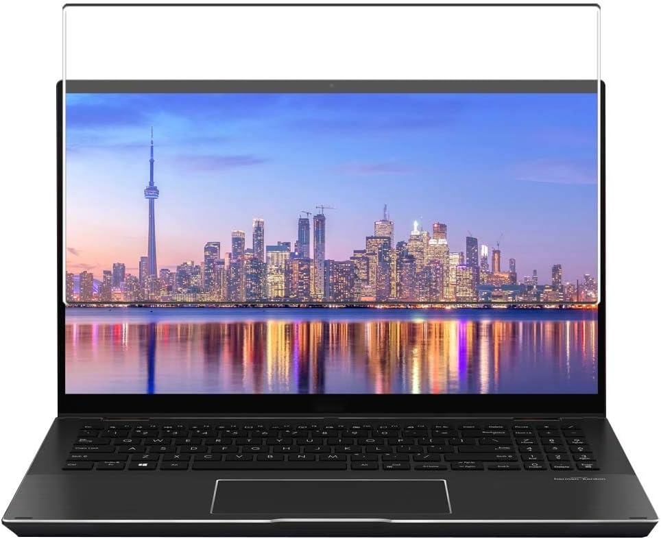 Tempered Glass Screen Protector Film, compatible with ASUS Q538 Q538EI 2 in 1 15.6inch (Active Area Cover Only) Protective Protectors Guard , Transparent