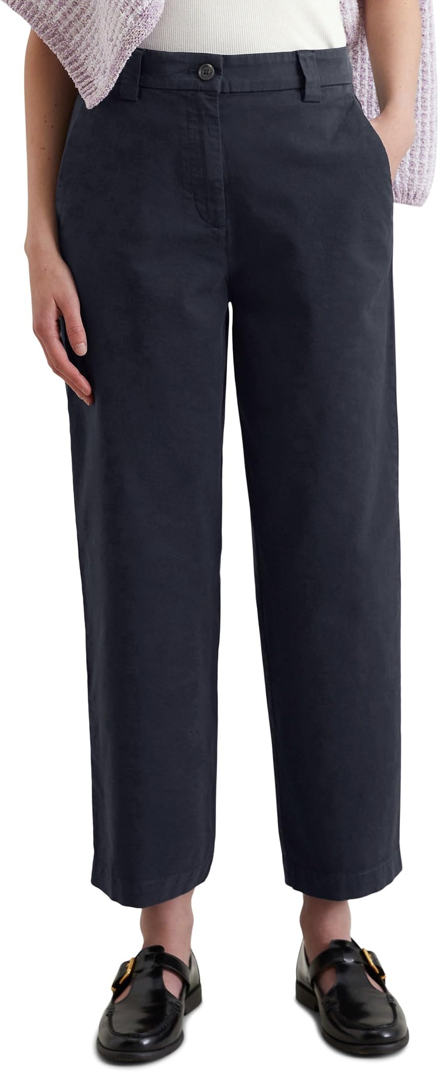 Marc OߴPolo Denim femmes chino avec élasthanne relaxed fit, Bleu (Blue Depths), S