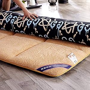 Futon Mattress Topper,cotton Floor Mat Anti-slip Folding Mattress Breathable Skin-friendly Mat Sleeping Pad -double Japanese Sleeping Pad,soft Futon Floor Mattress Thickness 5cm,90x200cm
