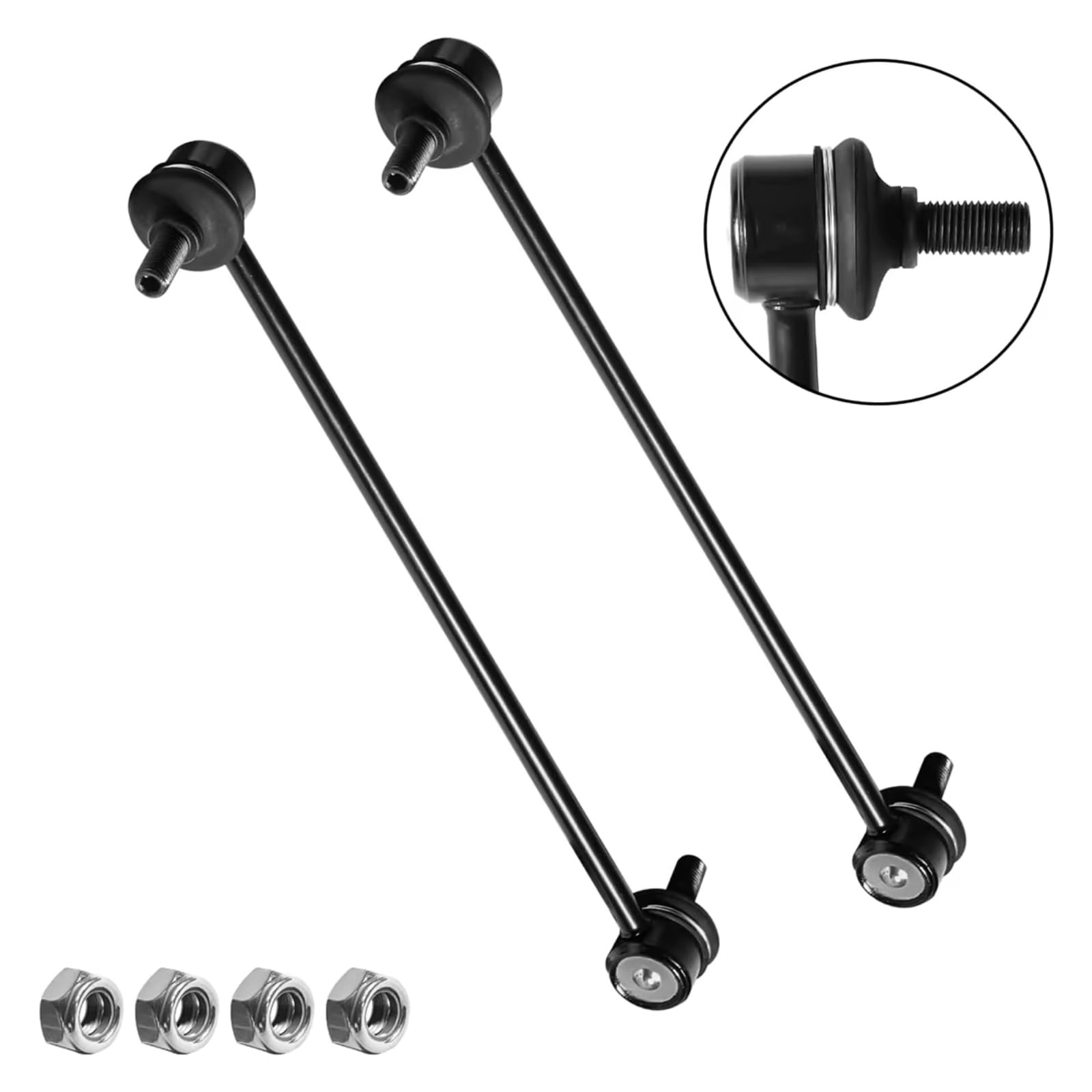 Buje de Barra estabilizadora, 2 Piezas, bieletas de Barra estabilizadora Delantera, Kit de bieletas estabilizadoras K80296, Compatible con Mazda 6 Cx-5 Cx-9 -