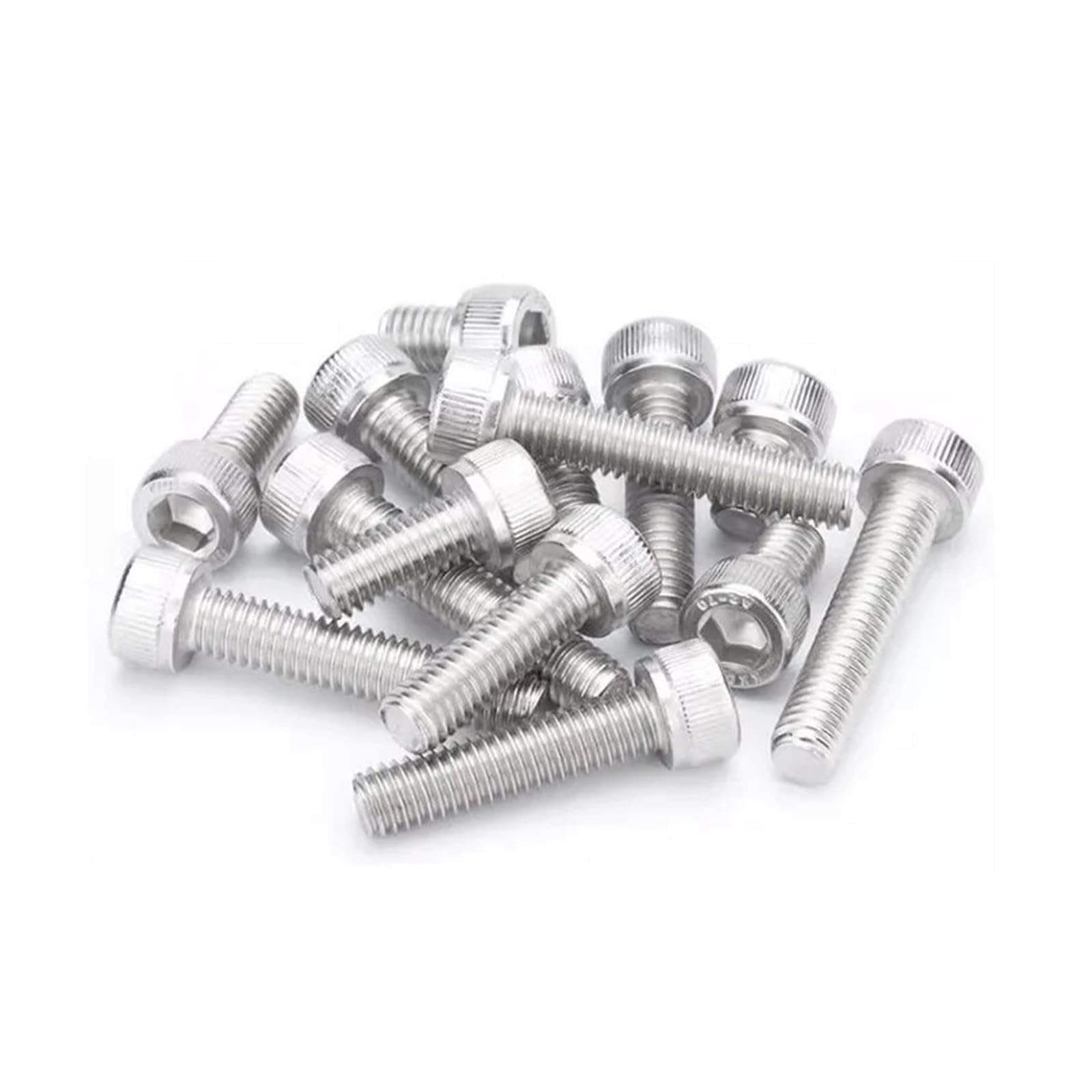 Śruba z łbem walcowym imbusowym M7/M9 304SS z pełnym gwintem 1/1,25 mm