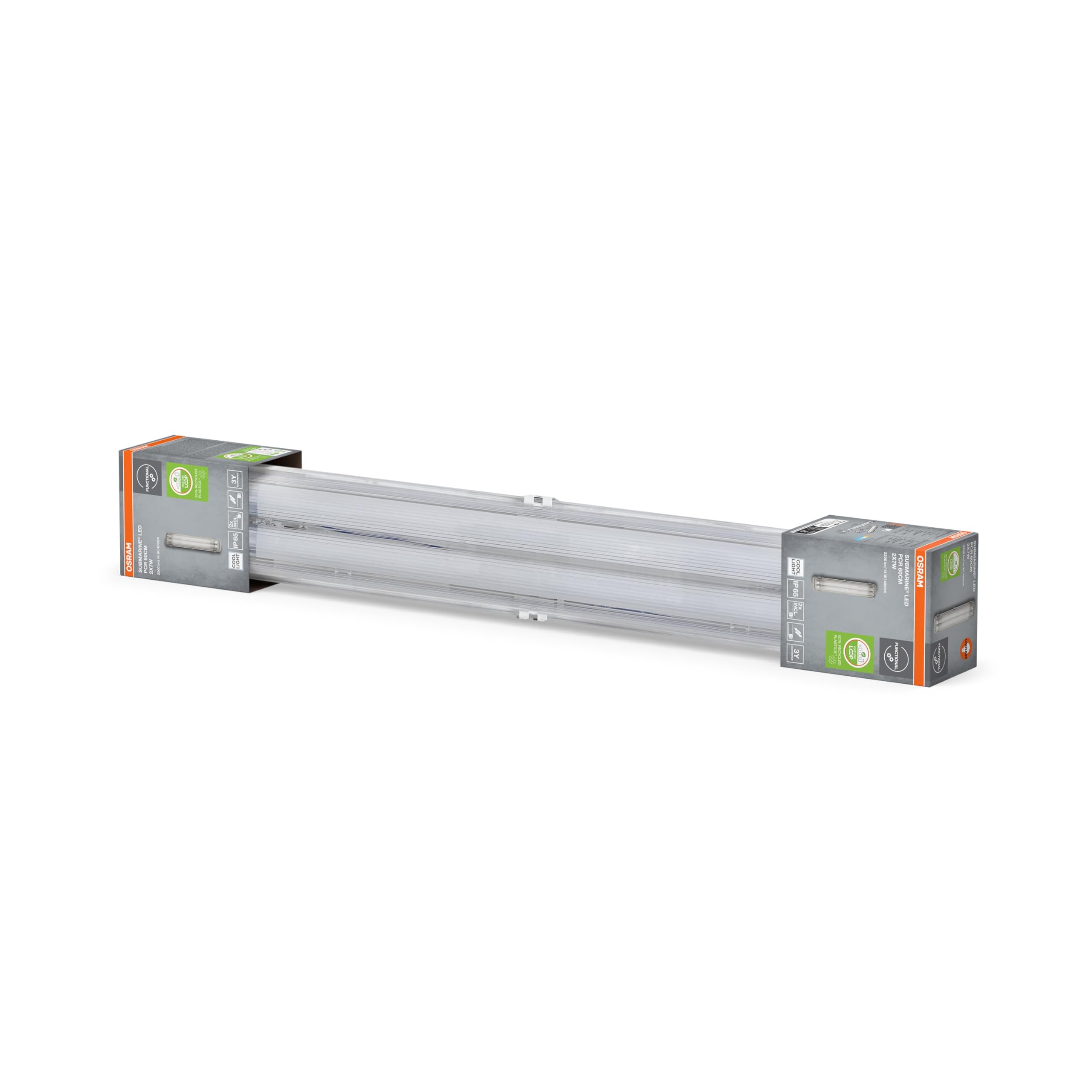 OSRAM SUBMARINE® NATURE LOOP odporna na wilgoć lampa z rurą LED, biała, 14W, 1600lm, chłodna biel, pyłoszczelna, odp. na strum. wody, 40000 h, energooszcz., czujnik światła dzienn., czujnik ruchu