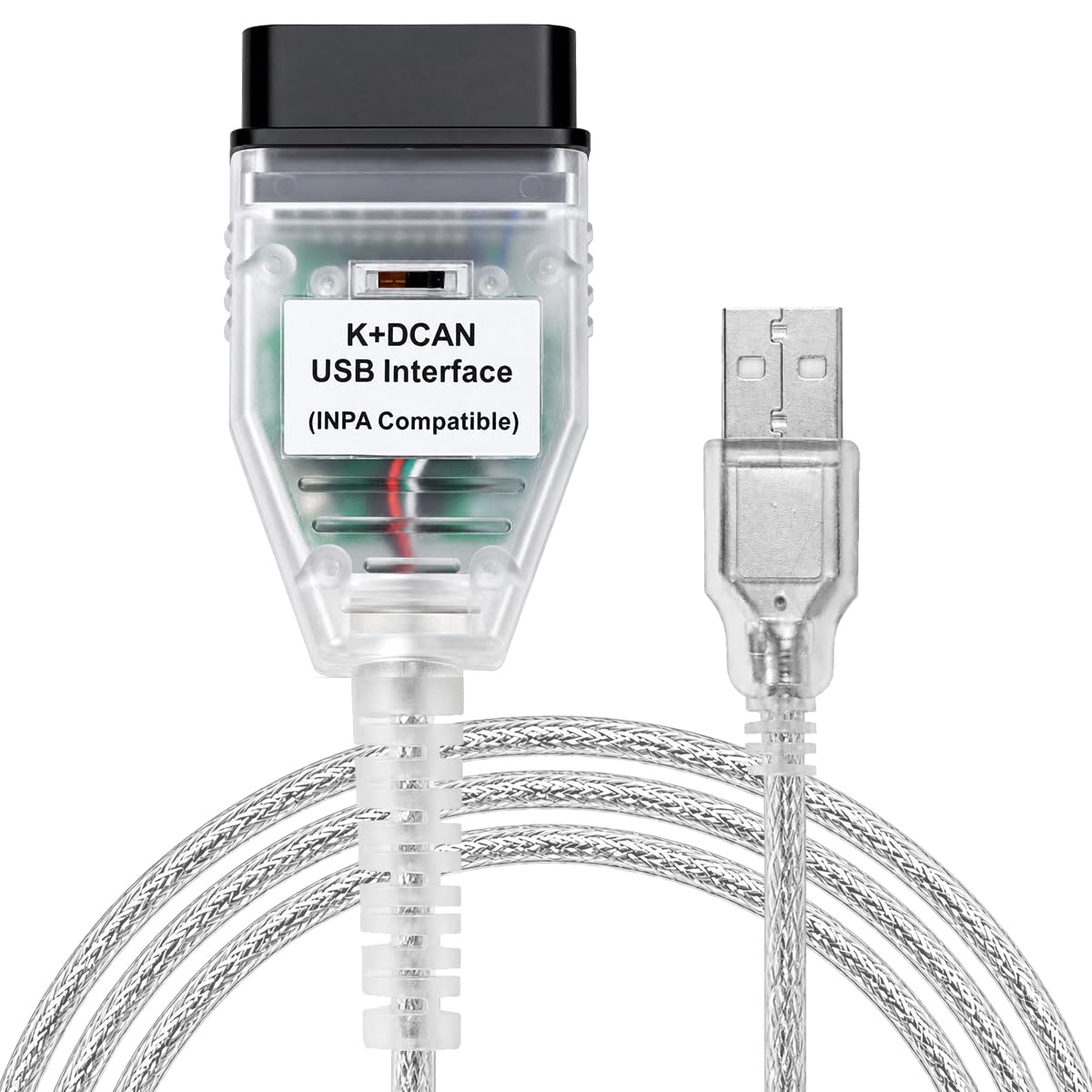 Cable K+D CAN Hosyond con interruptor interfaz OBD2 INPA para BMW Serie E 7
