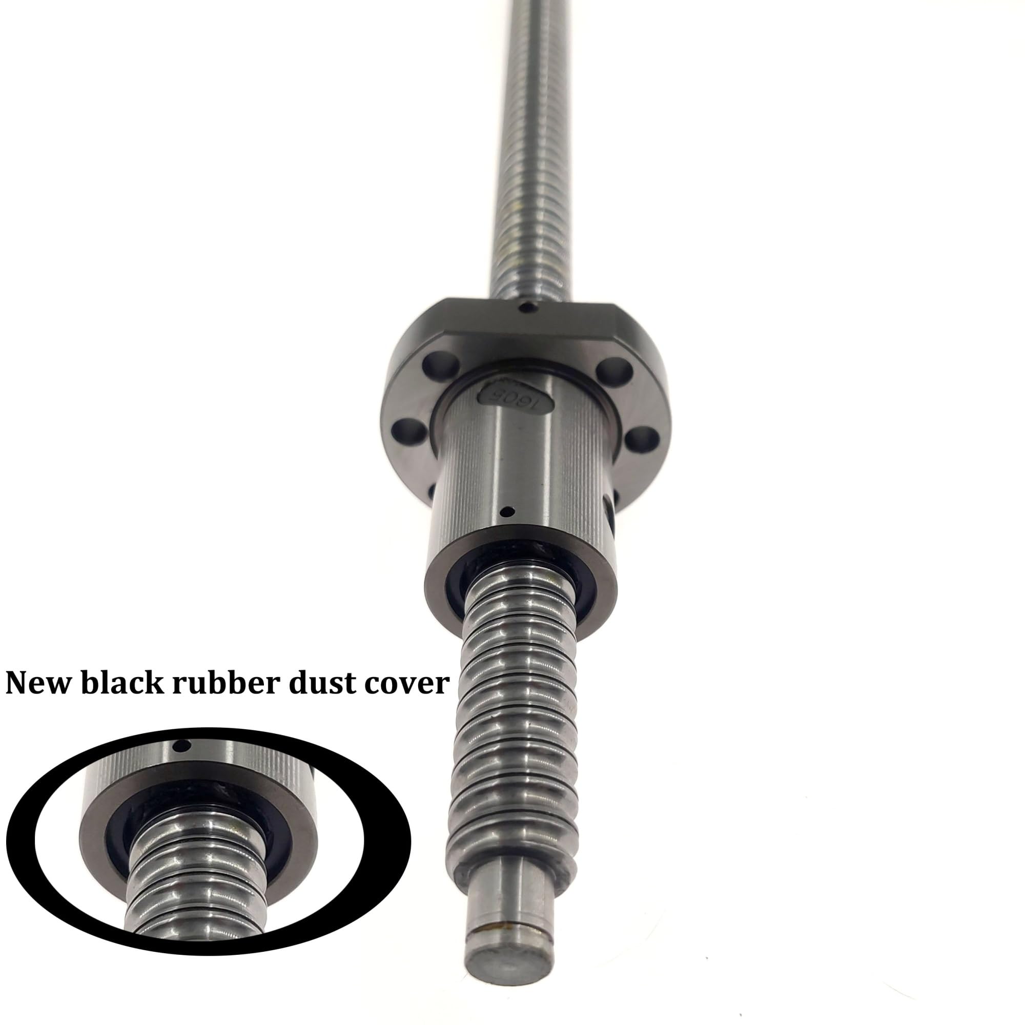 Husillo de bolas CNC de movimiento lineal SFU1605 Husillo De Avance 250 Mm A 1000 C7 Bola Precisión Con Brida Simple BKBF12 Mecanizado(450mm)