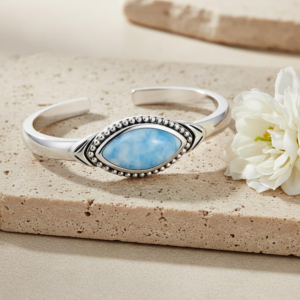 Gemstone Toe Rings Adjustable 925 Sterling Silver Open Band Toe Rings Jewelry Gifts for Women