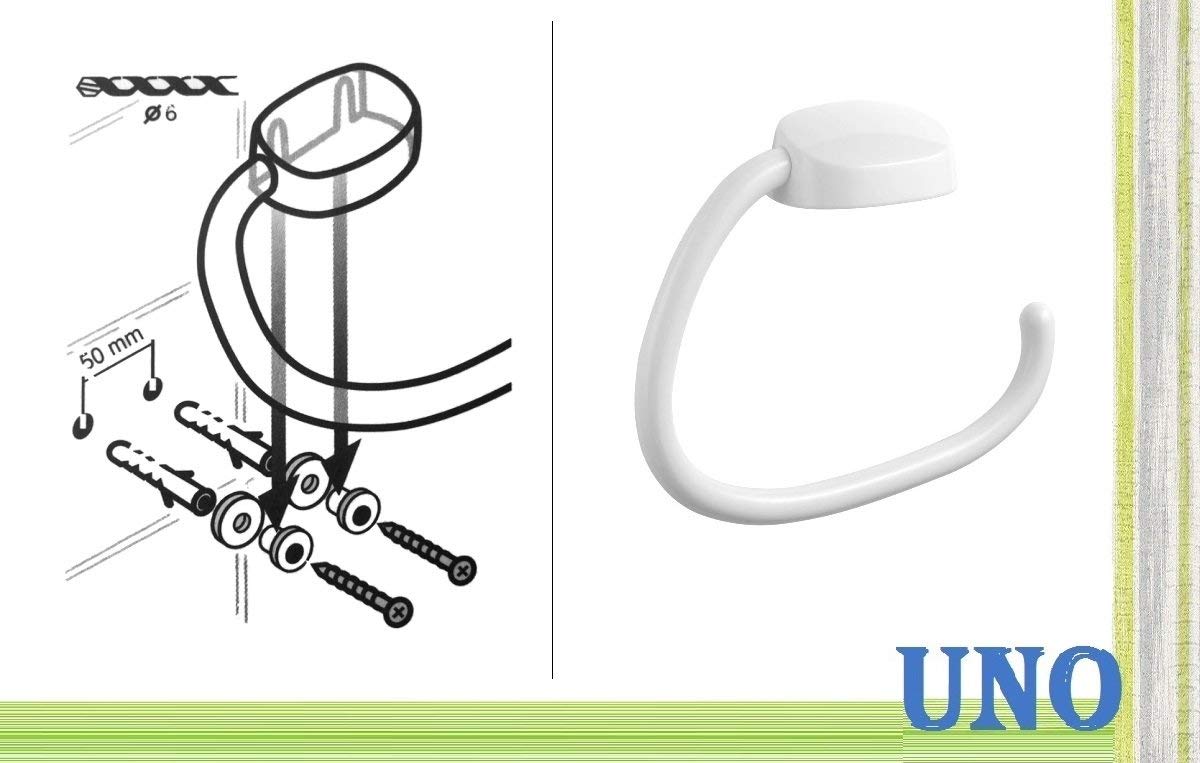 Anneau Porte Serviette Laiton Chromé Pour Salle De Bain - SALGAR SIL 12791 8421194127915