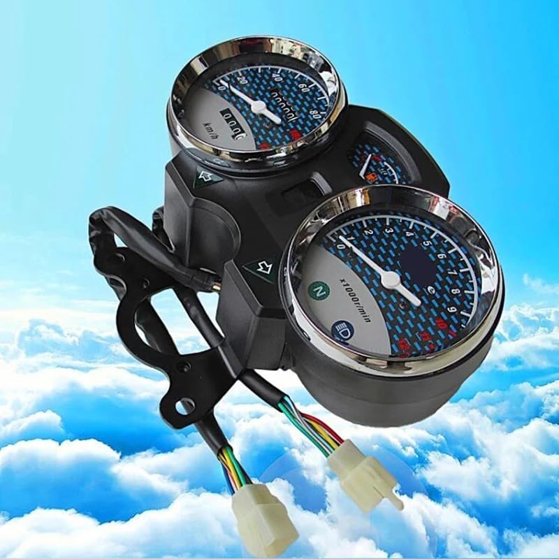 Motobike Instrument Cluster Motorcycle Mechanical Instrument Assembly for GN125 GN125-F HJ125-8E EN125