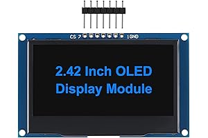 2.4 Inch OLED Display with SPI and I2C Interface - Blue Light