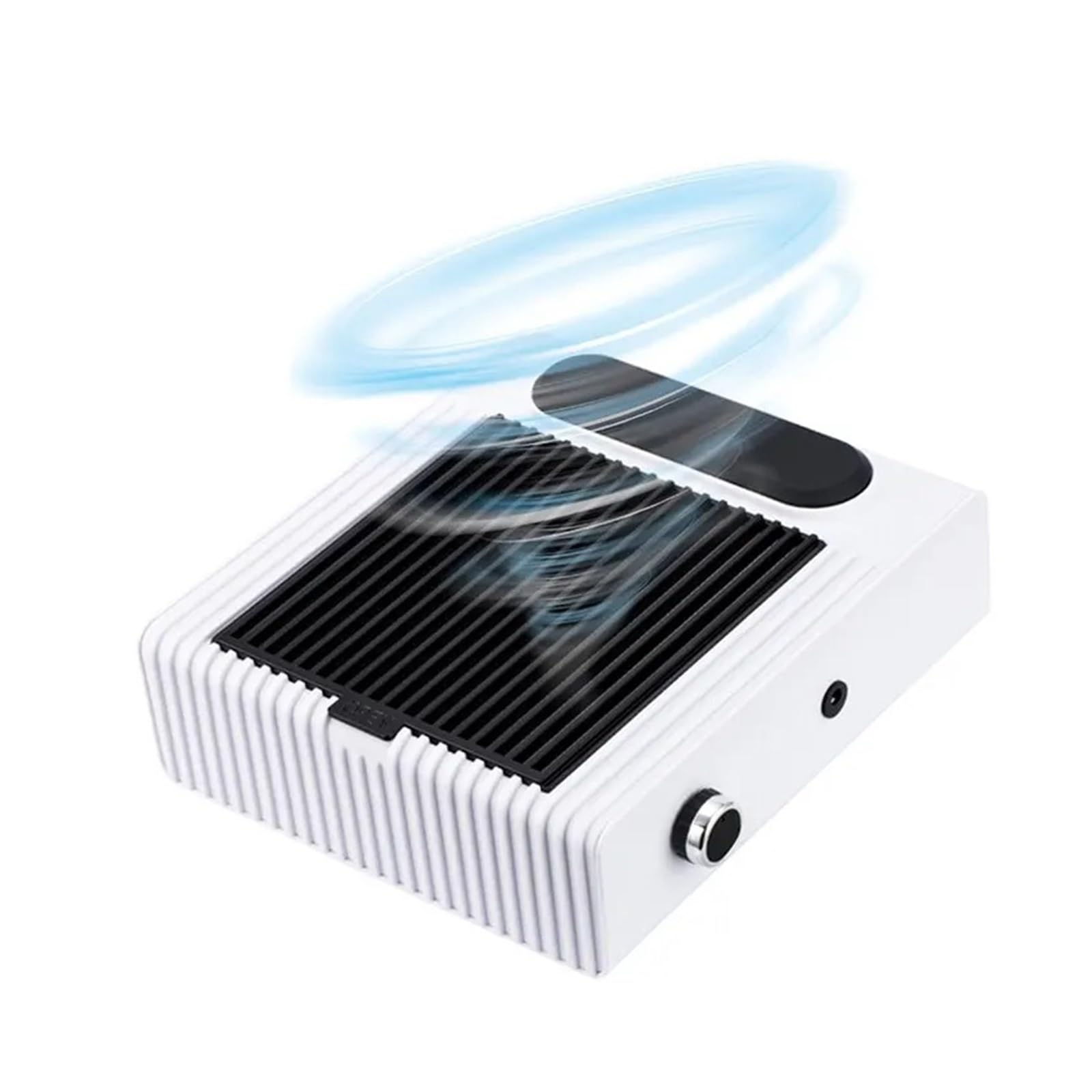 MRKU Aspiradora de manicura con Filtro Lavable, aspiradora de bajo Ruido y 80 W de Potencia, con Ventilador Integrado.
