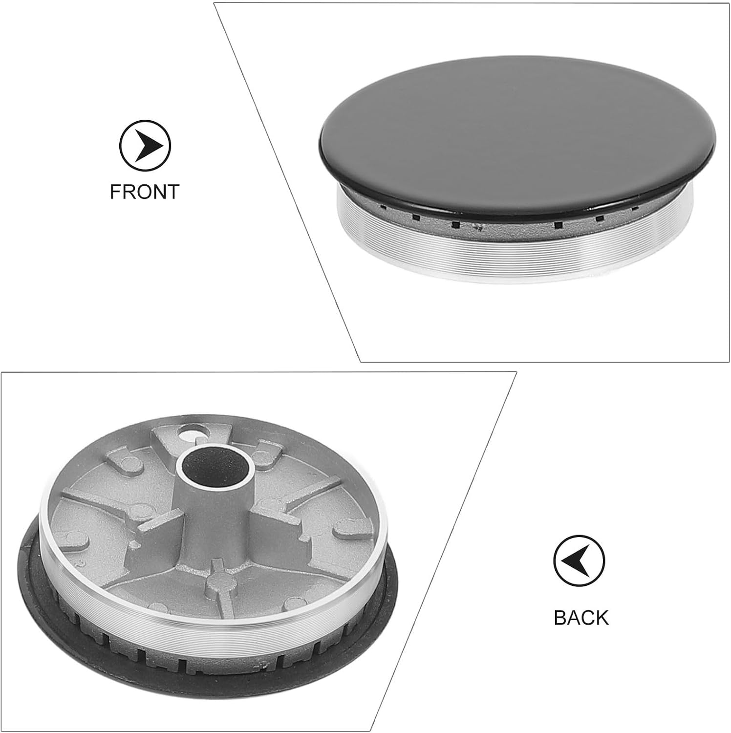 Replacement Gas Stove Burner Head Parts with Universal Design