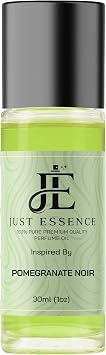 Just Essence Pomegranate Noir Roll On Fregrance Perfume Oil for Perfume Making, Personal Body Oil, Soap, Lotion, Candle Making & Incense | Premium Quality Undiluted & Alcohol Free | 1 Fl Oz