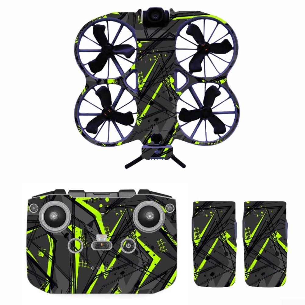 Körperaufkleber für DJI Neo 2, Bunte PVC Skins Kratzfeste Schutzfolie Wrap Decals für DJI NEO2(B)