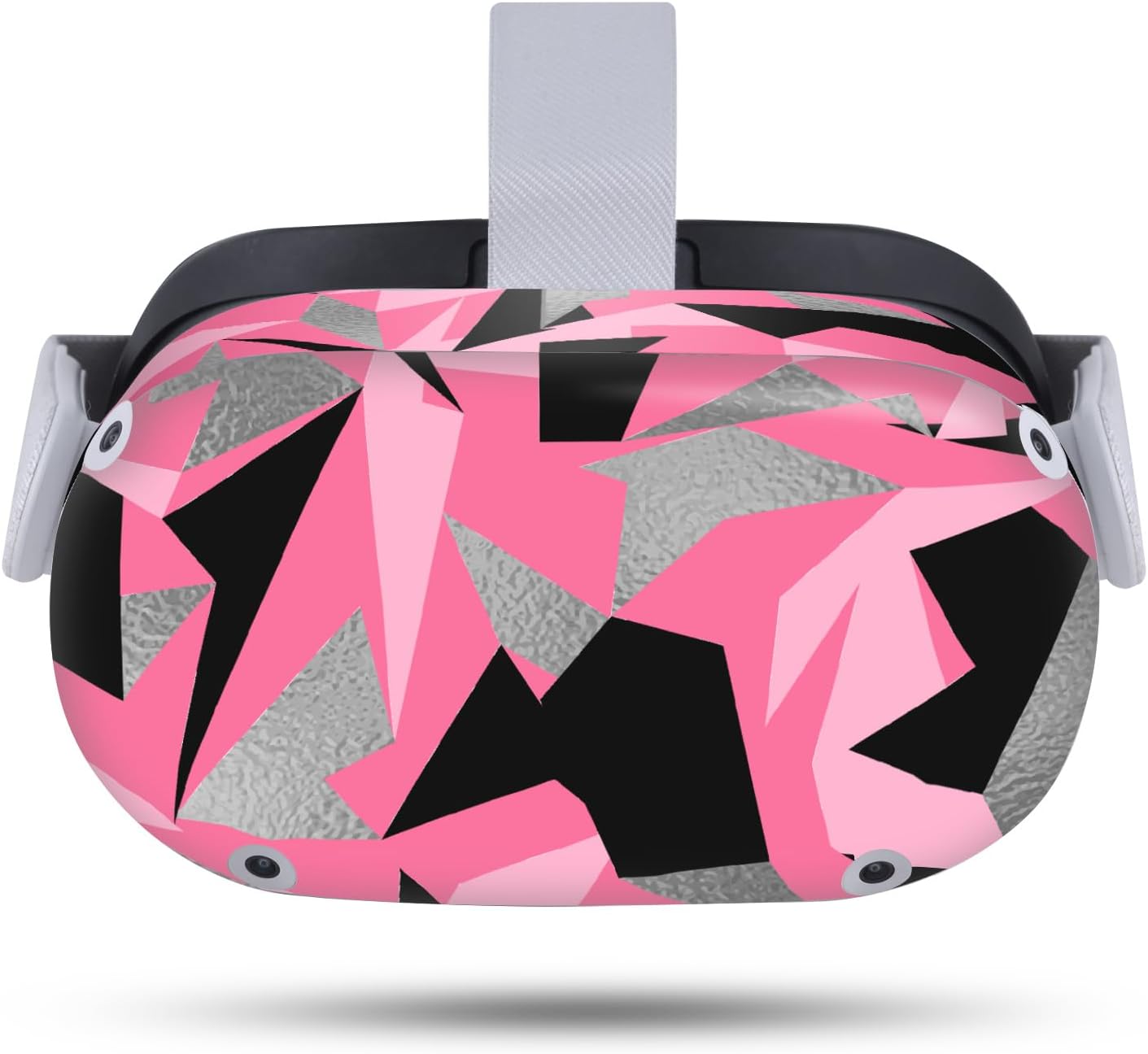 Head Case Designs Pink Camo Camouflage Vinyl Sticker Skin Decal Cover Compatible with Meta Quest 2