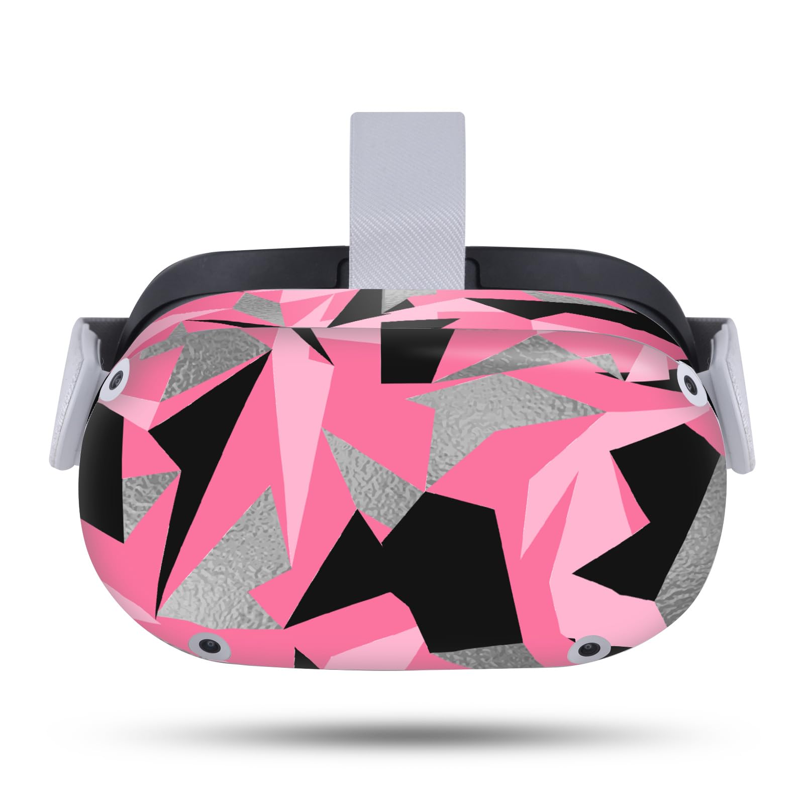 Head Case Designs Pink Camo Camouflage Vinyl Sticker Skin Decal Cover Compatible with Meta Quest 2