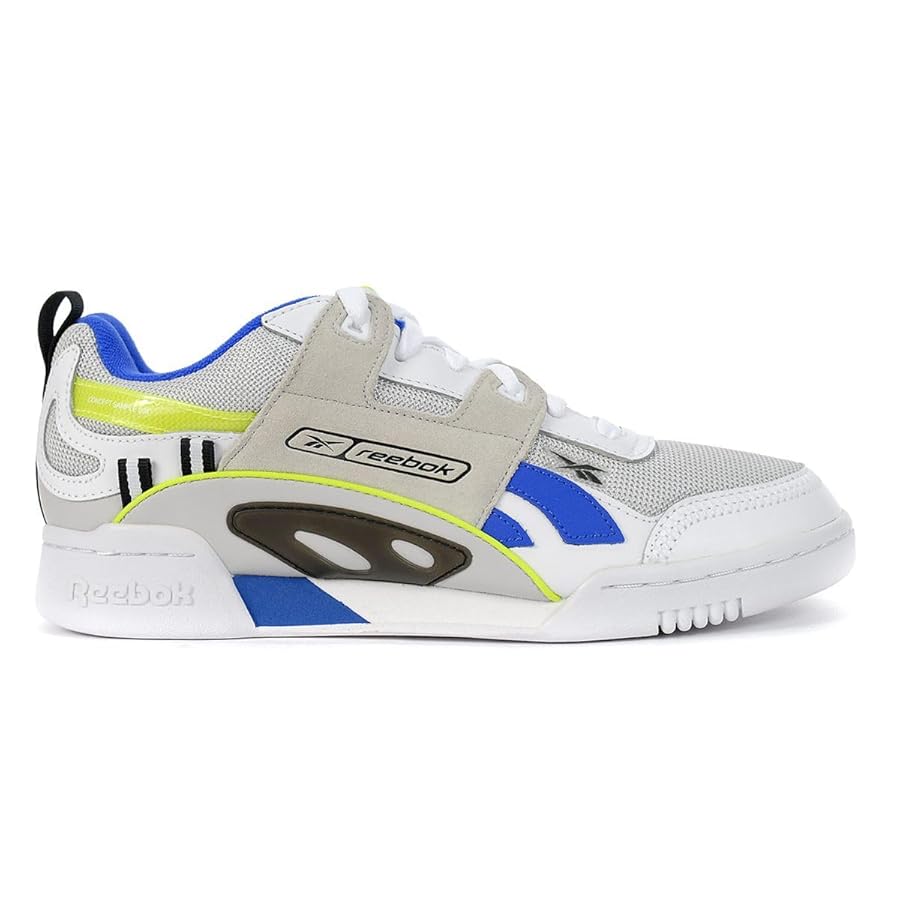 Amazon.com | Reebok Unisex Workout Plus ATI 90s White/Black/Neon Lime  Sneakers DV6283, 5 | Fashion Sneakers
