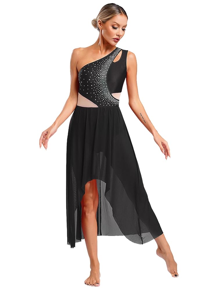 Amazon.com: Linjinx Women's Lyrical Dance Costume Shiny