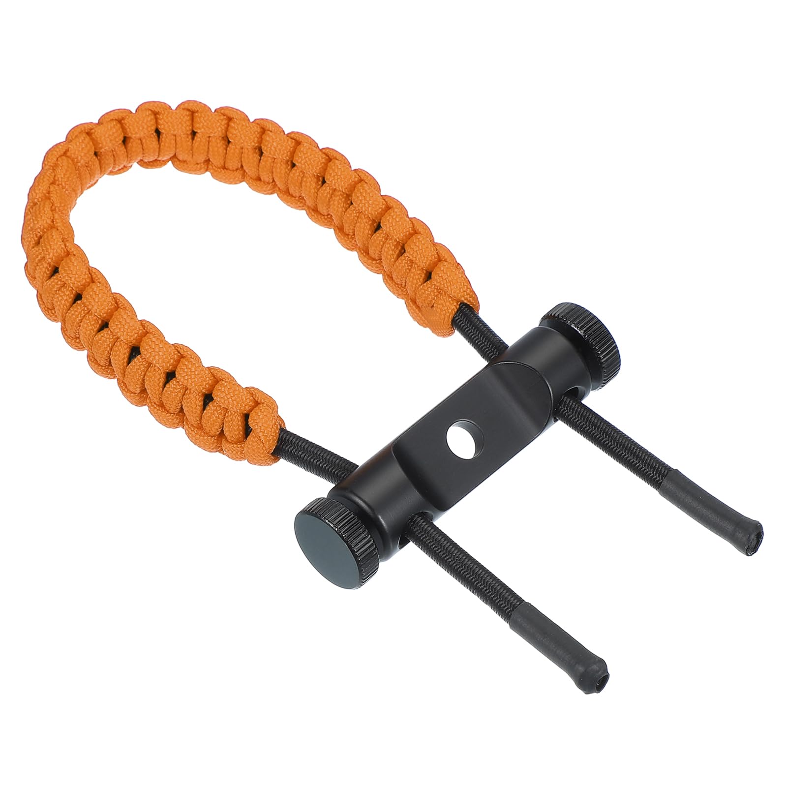 sourcing map Archery Bow Wrist Sling 15.75 Inch 550 Paracord Strap Compound Bow Stabilizer & Hand Loop Carrier Bow Stabilizer for Bow Hunting Shooting Orange 1 Count