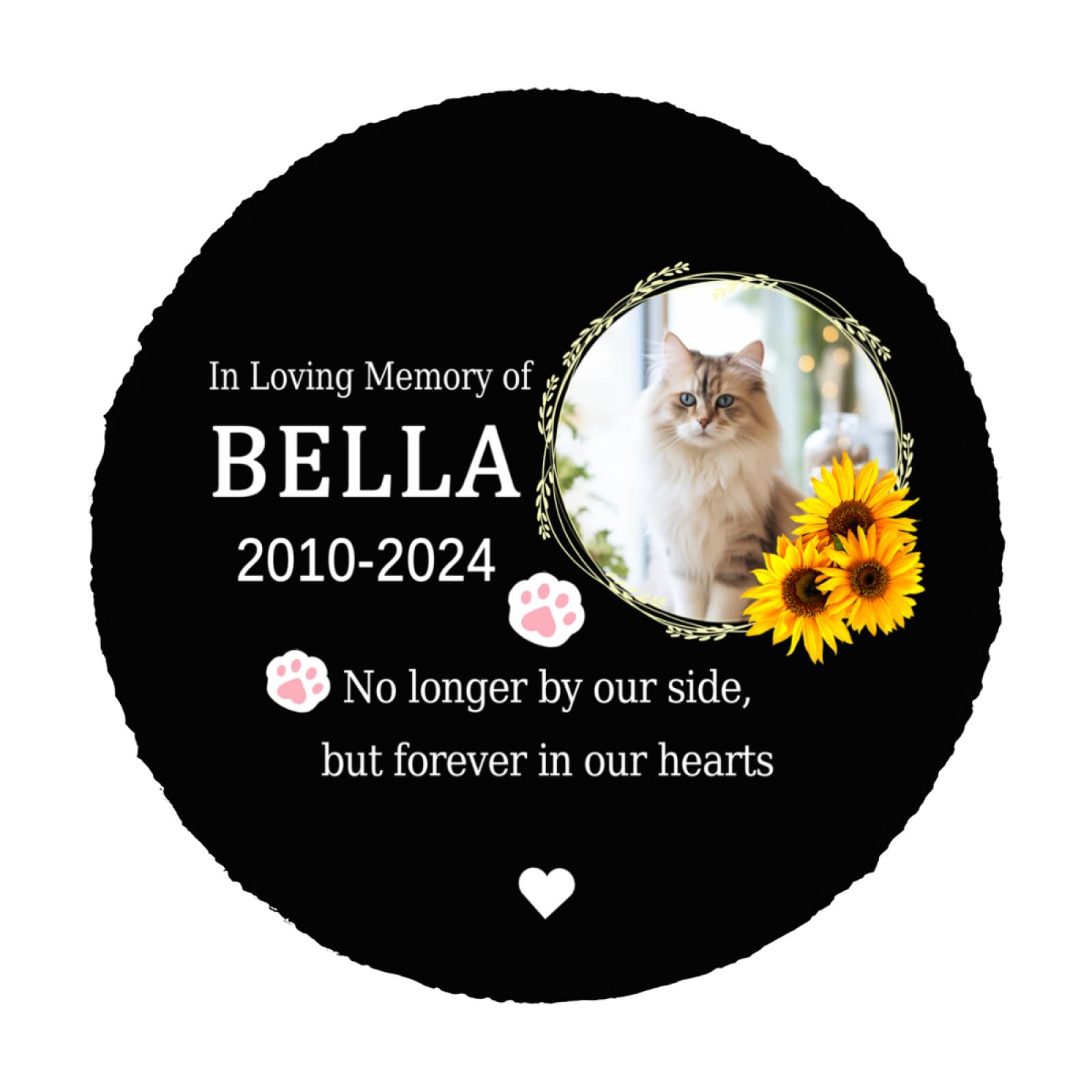 Custom Dog Memorial Stone Sympathy Memory Gifts For Loss Of Dog Cat Pet — image 1
