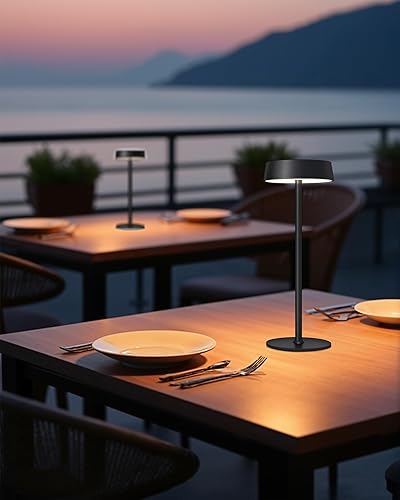 Miniatura 8 de Lámpara inalámbrica, impermeable al aire libre, control táctil regulable de 3 temperaturas de color, portátil con pilas, RGB, función de memoria