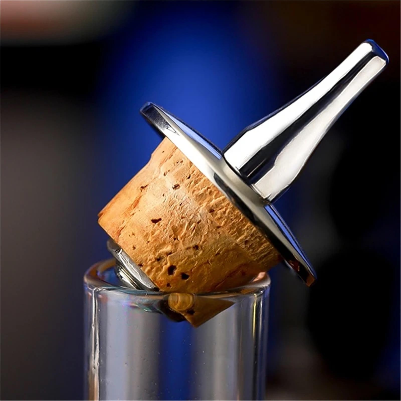 Bouchons de vin 6 pièces bouchon bouteille amère d'essence goutteur liqueur Dasher hauts ensemble Cocktail for garder le Champagne frais(Mixed)