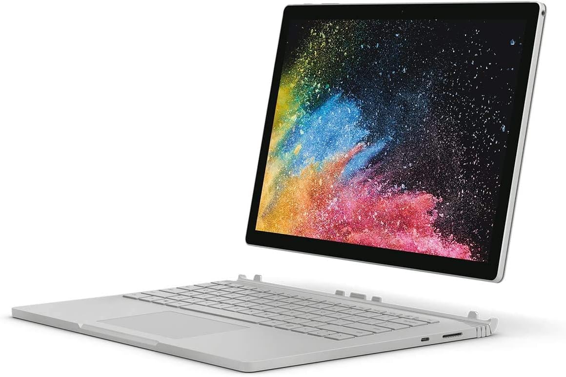 Microsoft Surface Book SW5-00001 2-in-1 Notebook PC - Intel Core i7-6600U 2.6 GHz Dual-Core Processor - 8 GB RAM - 256 GB Solid State Drive - 13.5-inch Touchscreen Display - (Renewed)