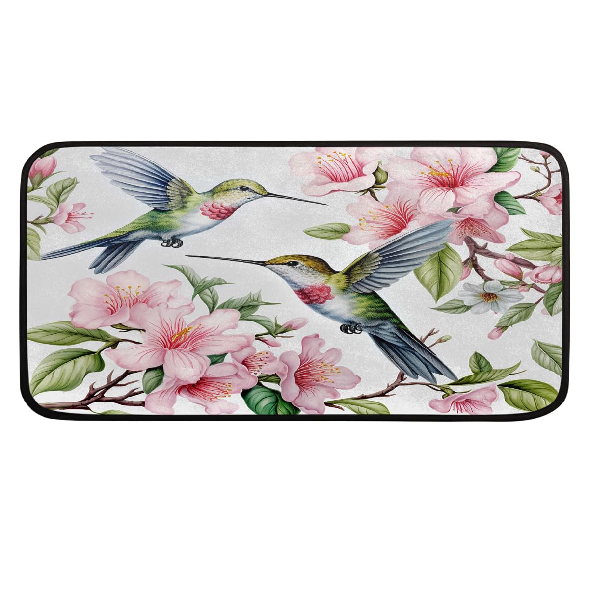 Tapis de cuisine colibris 99x51 cm pour égayer votre espace évier