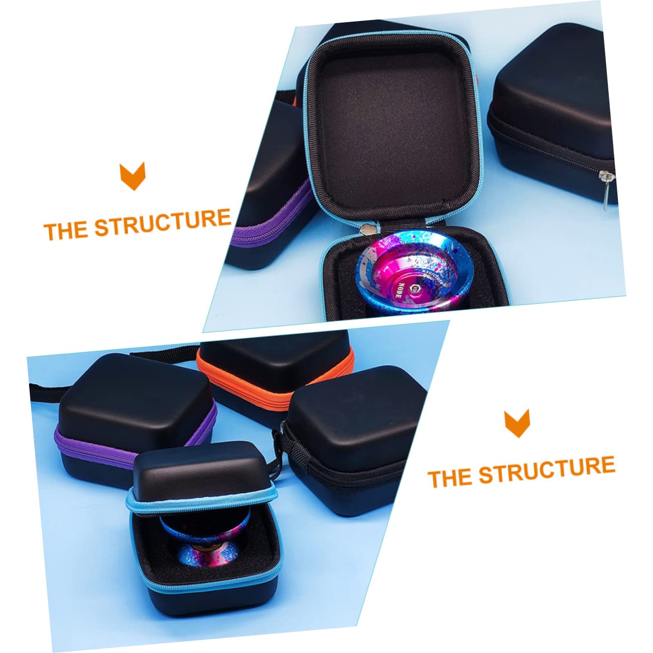 VICASKY 3pezzi Borsa Porta Yo-Yo e Design Unico e Pratico per Giocattoli Confezione Portatile per Conservazione e Trasporto