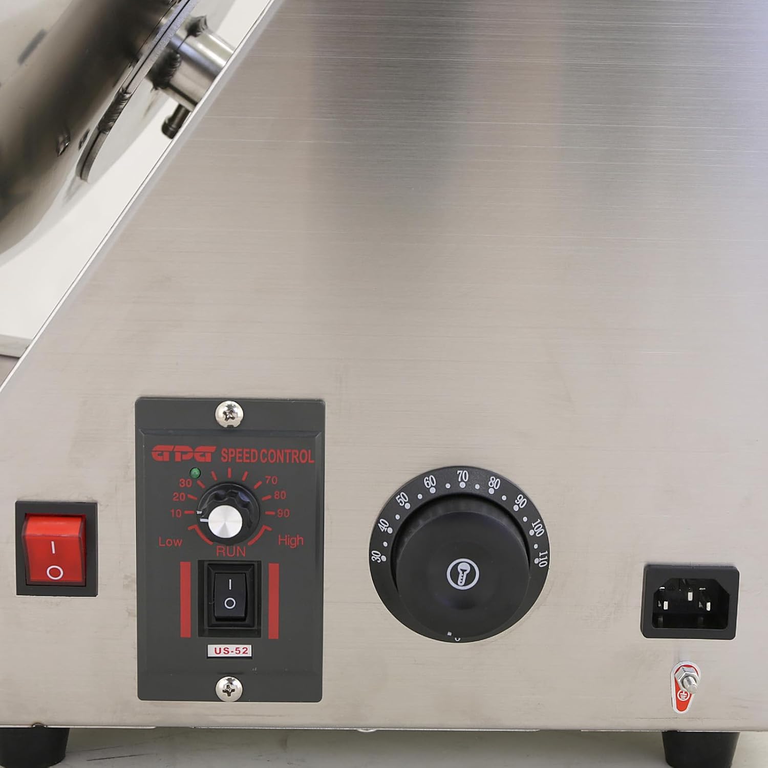 Kolice Commercial Sugar Coating Machine 540W Chocolate Panning Machine Automatic Tablet Coating Polishing Machine Mini Tabletop Sugar Coating Pan for Candy Chocolate Nuts 8L Stainless Steel 110V