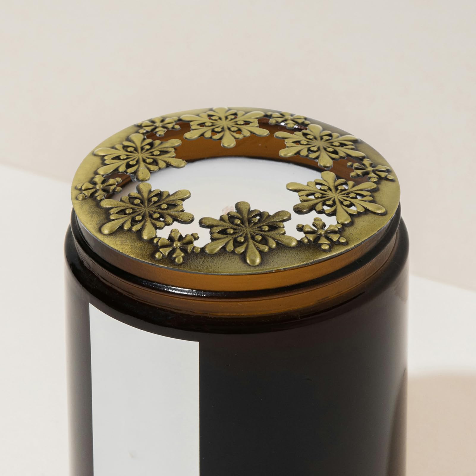 Coperchio per Candela in Barattolo Copricandela Elegante per Raccogliere Calore Paralume Resistente per Candele Profumate