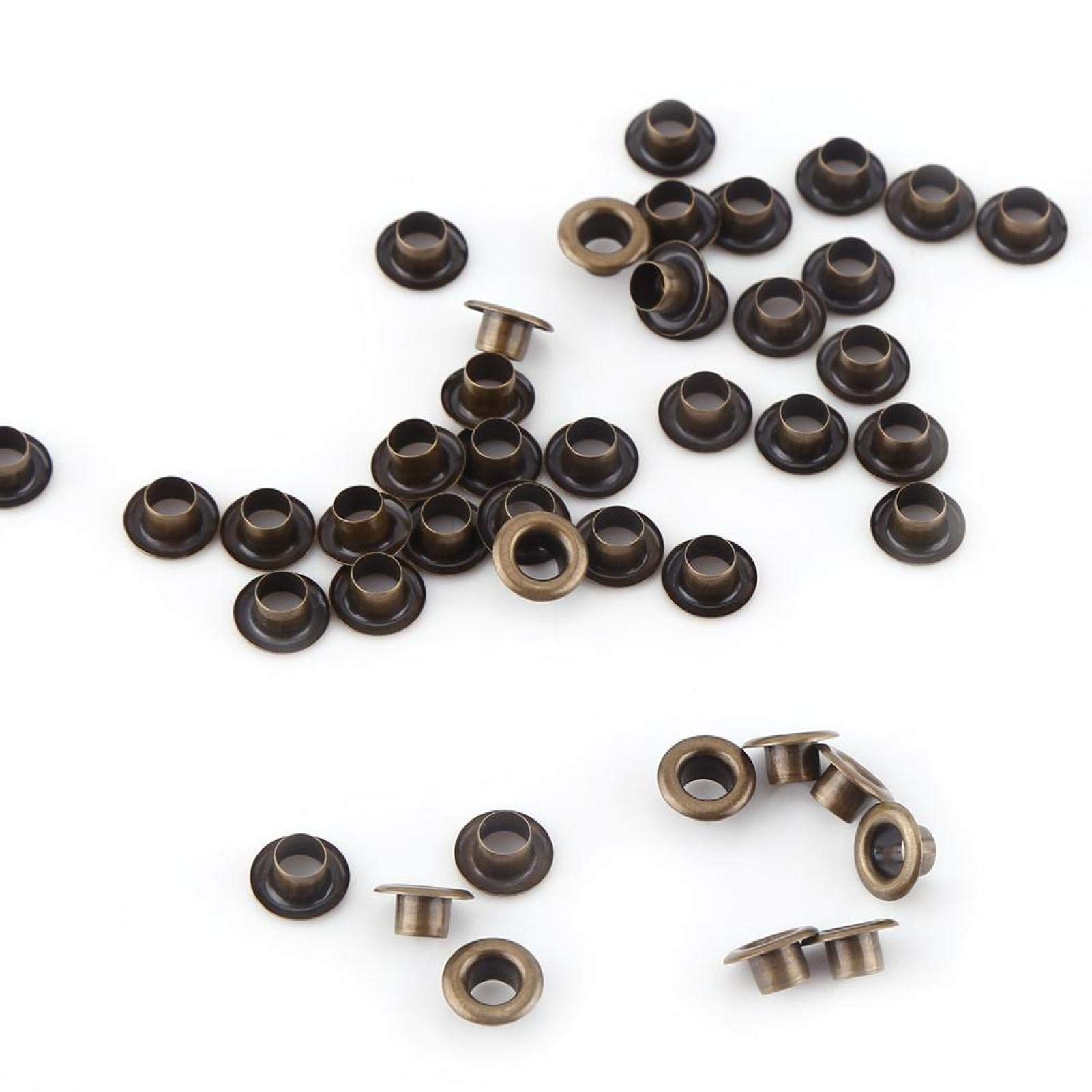 Metalen Oogjes, 4mm Dubbelzijdige Bevestigingsringen, 100 Stuks
