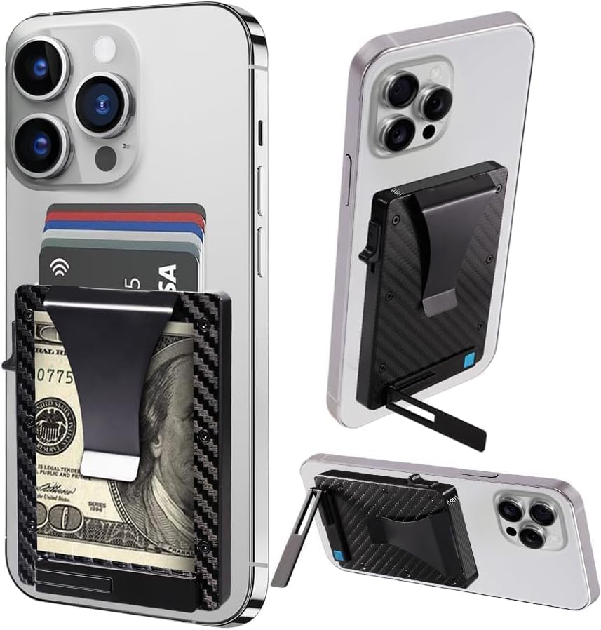 Image of Ridge Wallets for Men,Magnetic Wallet with Stand,Slim Card Holder