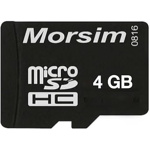 Morsim 4GB Micro SD Card