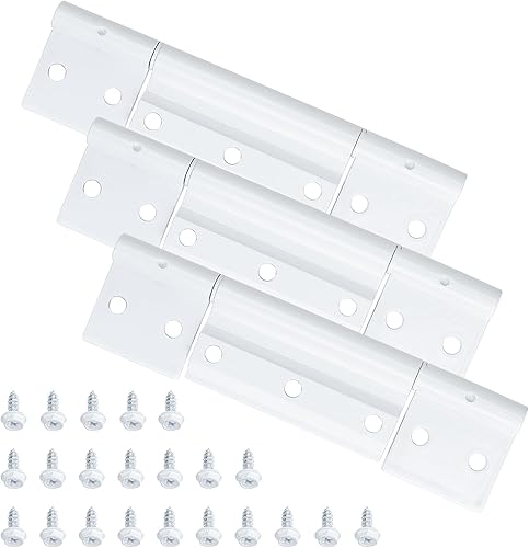 PalpitateC Juego de bisagras de puerta Storm de repuesto para bisagras de puerta de pantalla Larson, kit de bisagras de puerta de aluminio extruido,