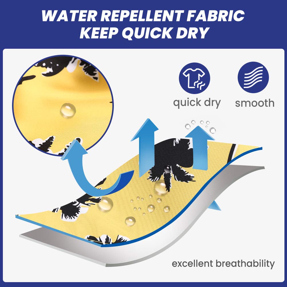 MaaMgic Pantaloncini da Bagno da Uomo Asciugatura Veloce Costume da Bagno per Surf sulla Spiaggia Multi-funzioni Allenamento casa con Fodera in Mesh con Fodera in Mesh