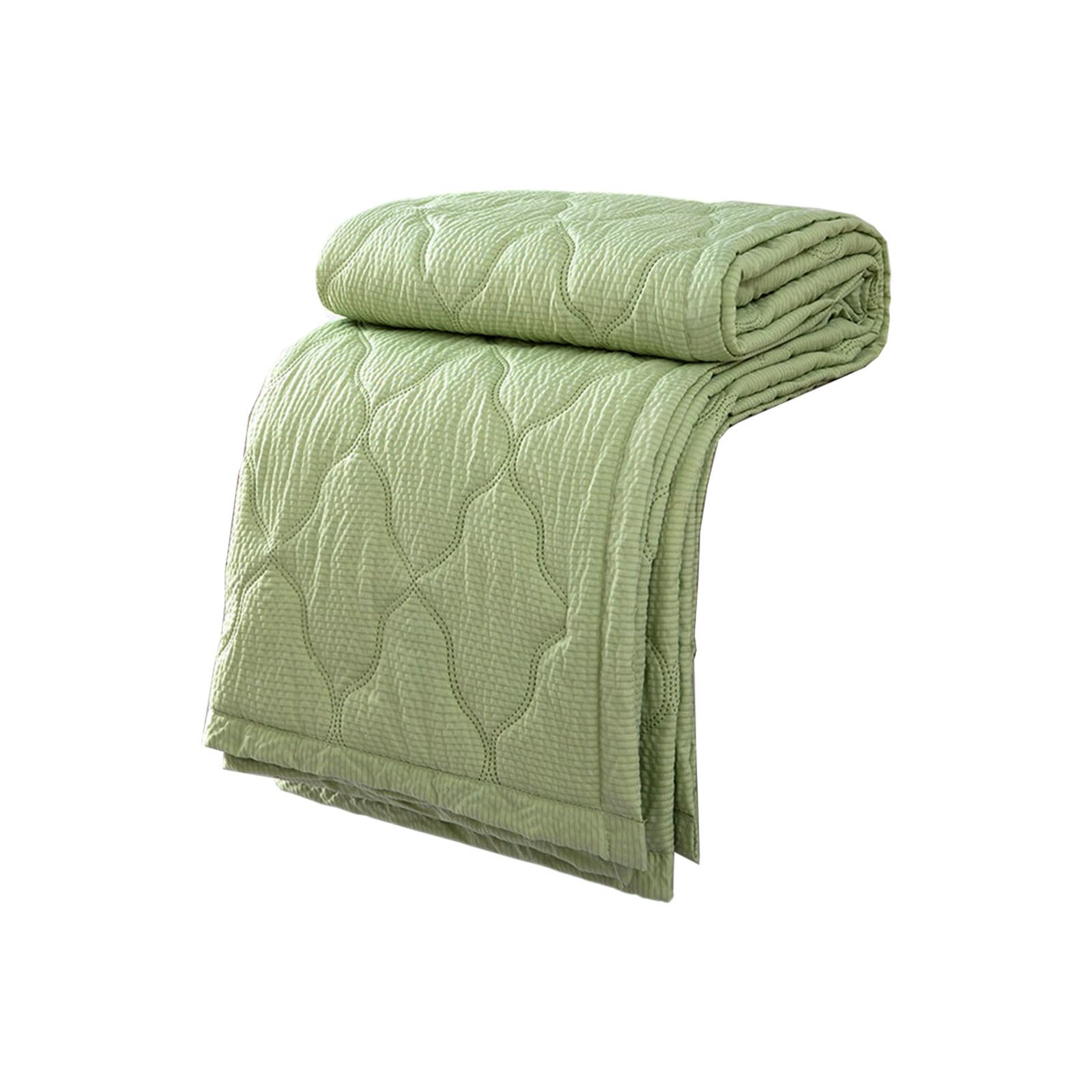 AMhomely Cooling Blanket for Adults with Arc-Chill | Double-Sided Summer Blanket for Night Sweats & Hot Sleepers | Breathable, Lightweight Cool Fibre Throw (06 Green-100x150cm)