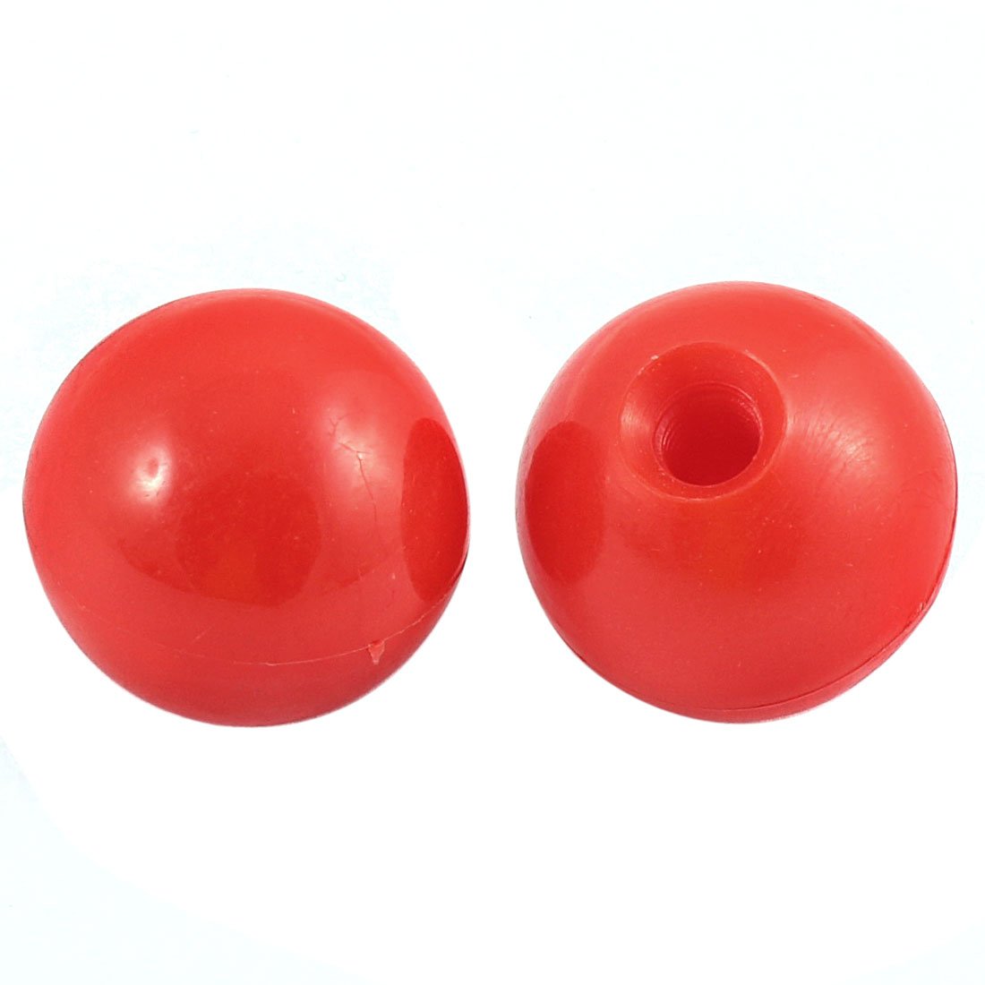 Amazon.co.jp: Aexit 40 mm径8 mmスレッド赤いプラスチック製