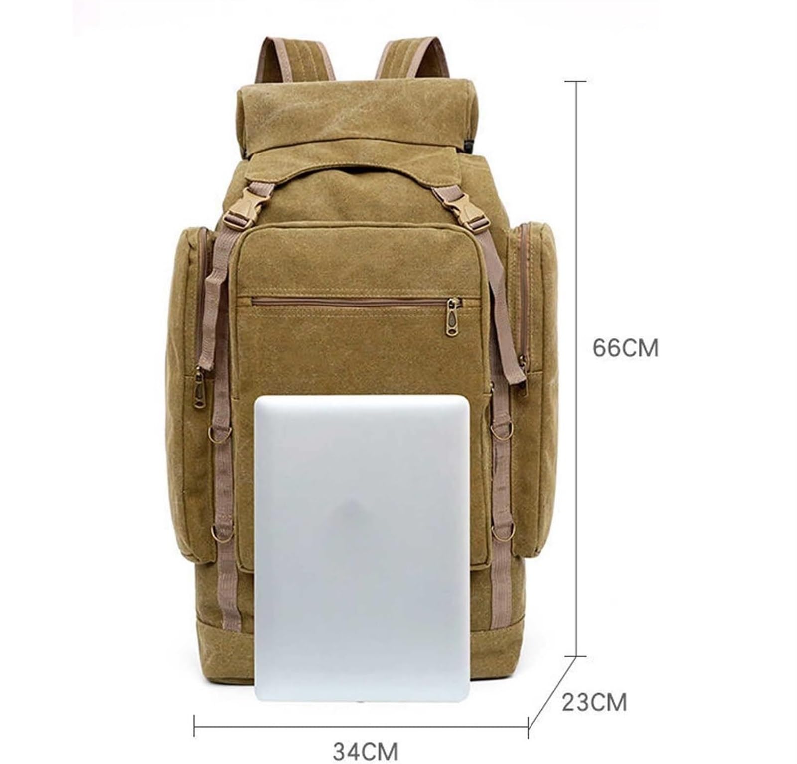 Reisen Wanderrucksack 75L Große Kapazität Wandern Rucksack Gepäck Tasche Reisen Outdoor Sport, Trekking Outdoor Camping(F)