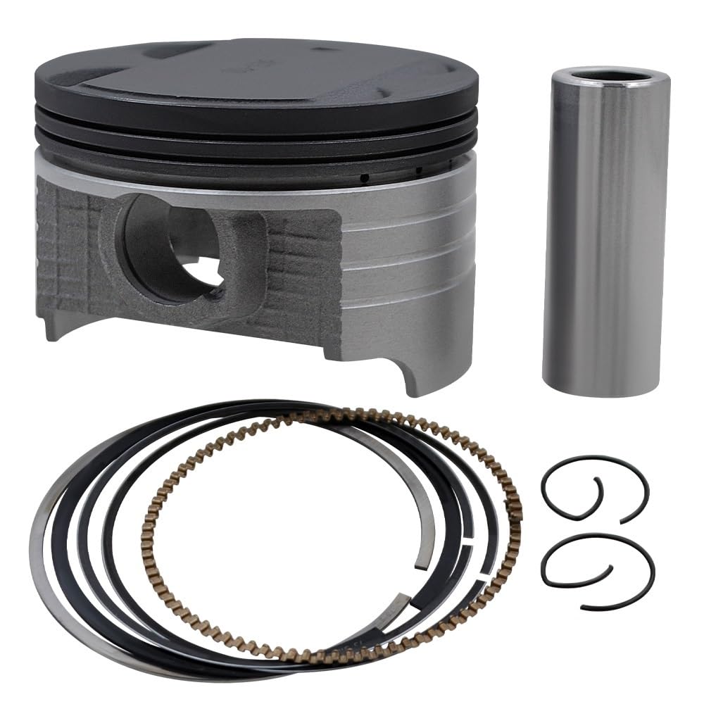 pist. Kit fasce elastiche for pistone da 74,5 mm, alesaggio cilindro moto, adatto for AN250 250cc Burgman Skywave 250 DR250 1990-1995 .(Piston Kit 73.50mm)