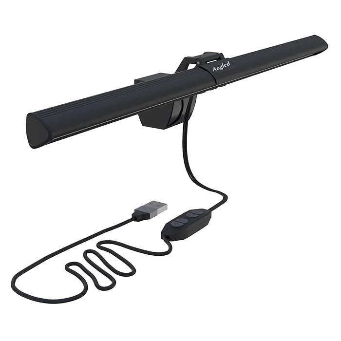 Buy Aogled ScreenBar eReading LED Task Lamp Dimmable,No Glare Computer