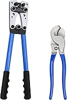 Vista 9 de Kit de herramientas de engarzado de terminales de cable de batería con 340 piezas de terminales de alambre de cobre, herramienta de engarzado