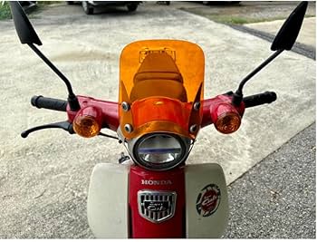 Amazon | Super Cub 110 メーターバイザー ウィンドウシールド 風防