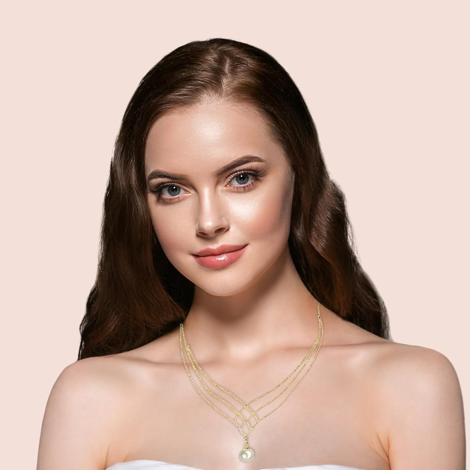 Pearl Necklace Dainty Pearl Jewelry for Women
